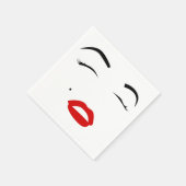 Marilyn Face Serviette (Ecke)