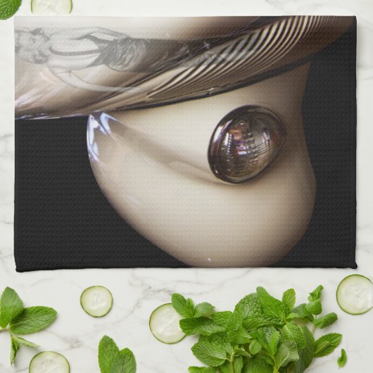 Marilyn Fahrt 2 Geschirrtuch (Gefaltet)