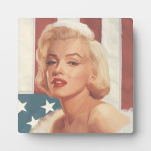Marilyn Flag Fotoplatte
