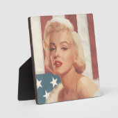 Marilyn Flag Fotoplatte (Vorderseite)