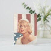 Marilyn Flag Postkarte (Stehend Vorderseite)