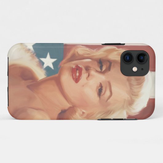 Marilyn-Flagge Case-Mate iPhone Hülle (Rückseite (Horizontal))