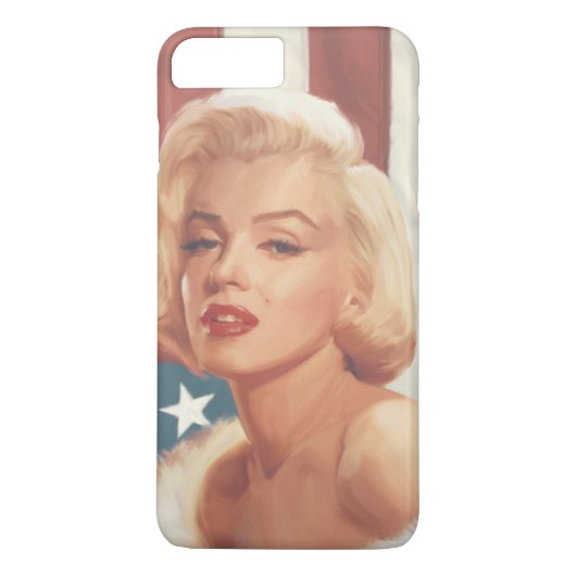 Marilyn-Flagge Case-Mate iPhone Hülle (Rückseite)