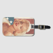 Marilyn-Flagge Gepäckanhänger (Vorderseite (Horizontal))