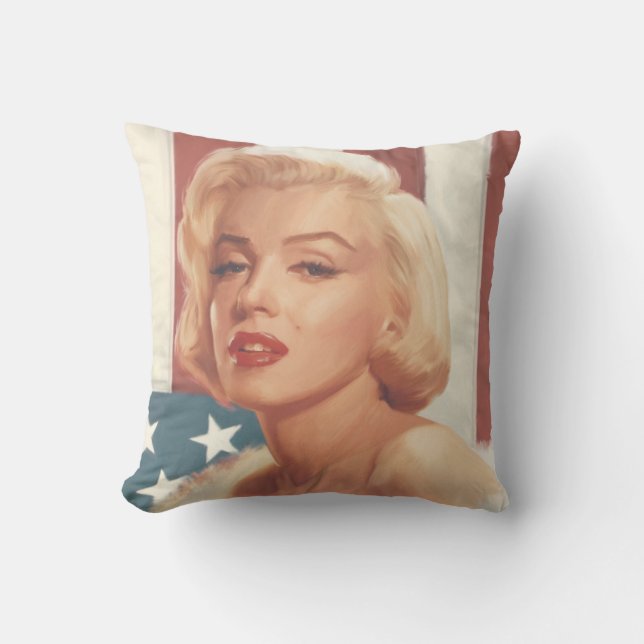 Marilyn-Flagge Kissen (Vorderseite)