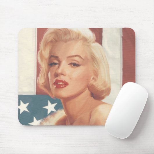 Marilyn-Flagge Mousepad (Mit Mouse)