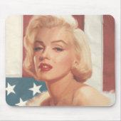 Marilyn-Flagge Mousepad (Vorne)