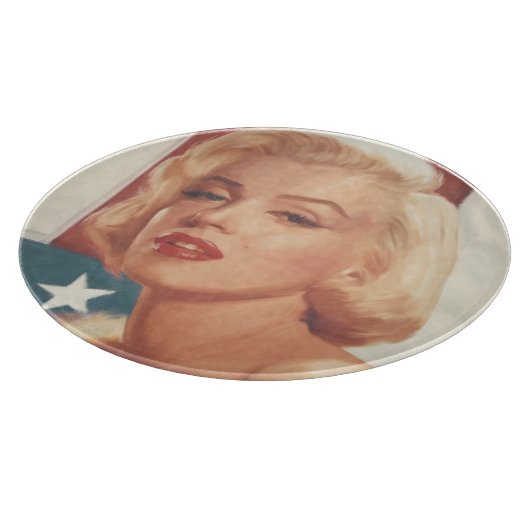 Marilyn-Flagge Schneidebrett (Ecke)