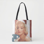 Marilyn-Flagge Tasche (Vorderseite)