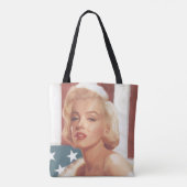 Marilyn-Flagge Tasche (Rückseite)