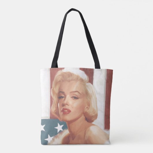 Marilyn-Flagge Tasche (Rückseite)