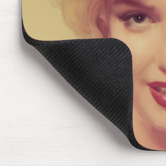 Marilyn im Schwarzen Mousepad (Ecke)
