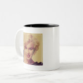 Marilyn im Schwarzen Zweifarbige Tasse (Vorderseite Links)