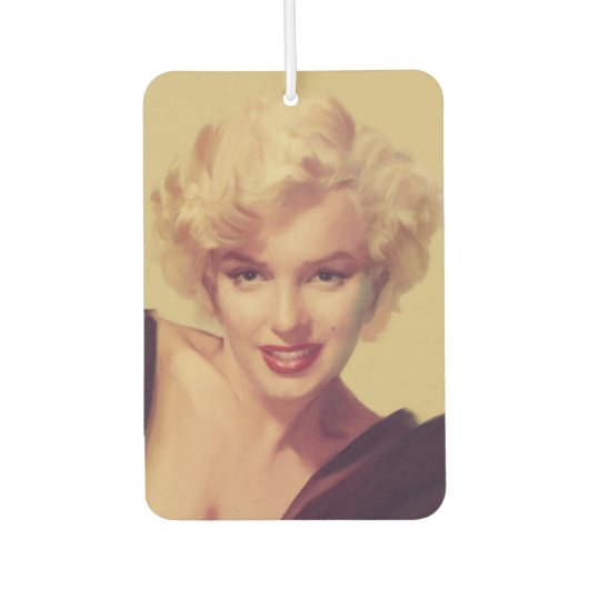 Marilyn in Black Autolufterfrischer (Vorderseite)
