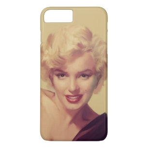 Marilyn in Schwarz iPhone 8 Plus/7 Plus Hülle