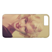 Marilyn in Schwarz Case-Mate iPhone Hülle (Rückseite (Horizontal))