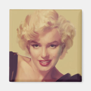 Marilyn in Schwarz Magnet