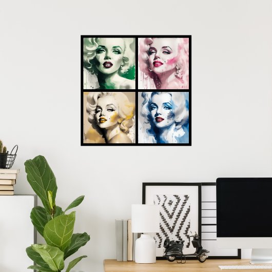 marilyn ink 4/4 all in one poster (Heimbüro)