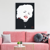 MARILYN LEINWANDDRUCK (Insitu (Wohnzimmer))