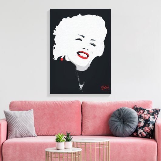 MARILYN LEINWANDDRUCK (Insitu (Wohnzimmer))