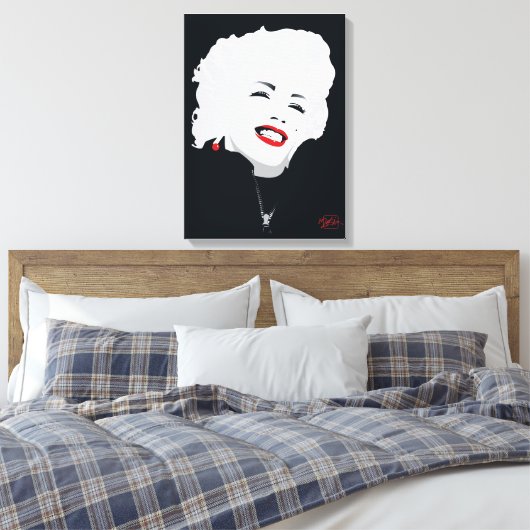 MARILYN LEINWANDDRUCK (Insitu (Schlafzimmer))