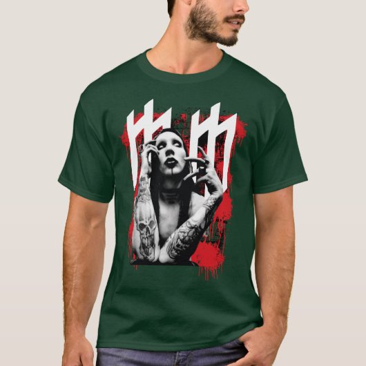 Marilyn Manson retro T-Shirt (Vorderseite)