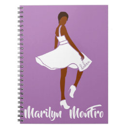 Marilyn MonFRO AFRoCA Afro Africa Black Woman Notizblock