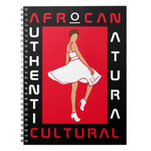 Marilyn MonFRO AFRoCA Afro Africa Black Woman Notizblock