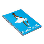 Marilyn MonFRO AFRoCA Afro Africa Black Woman Notizblock (Rechte Seite)