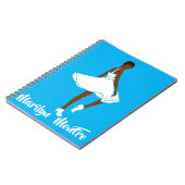 Marilyn MonFRO AFRoCA Afro Africa Black Woman Notizblock (Linke Seite)