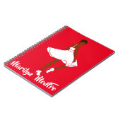 Marilyn MonFRO AFRoCA Afro Africa Black Woman Notizblock (Linke Seite)