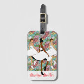 Marilyn MonFRO Hübsch Black Women Gepäckanhänger (Vorderseite Vertikal)