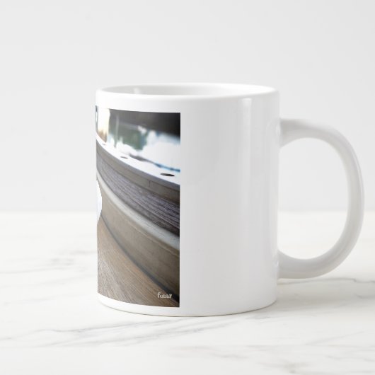 Marilyn Monroe pose in Witte rok  Jumbo-Tasse (Rechts)