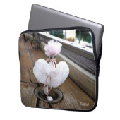 Marilyn Monroe pose in Witte rok Laptopschutzhülle (Vorderseite Links)