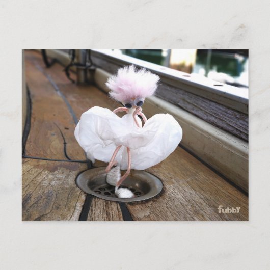 Marilyn Monroe pose in Witte rok Postkarte (Vorderseite)