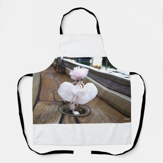 Marilyn Monroe pose in Witte rok Schürze (Vorderseite)