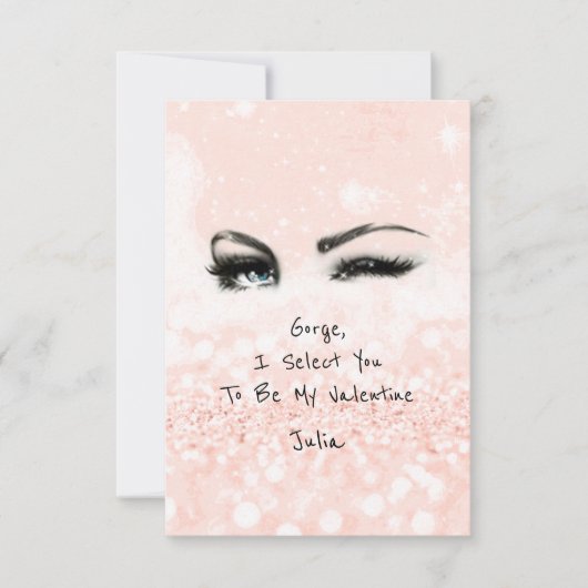 Marilyn Monroe Valentine Liebe Erklärung Rose Einladung (Vorderseite)