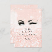 Marilyn Monroe Valentine Liebe Erklärung Rose Einladung (Vorne/Hinten)