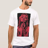 Marilyn Monroe Vinyl Lettering T-ShirtBeschreibung T-Shirt (Vorderseite)