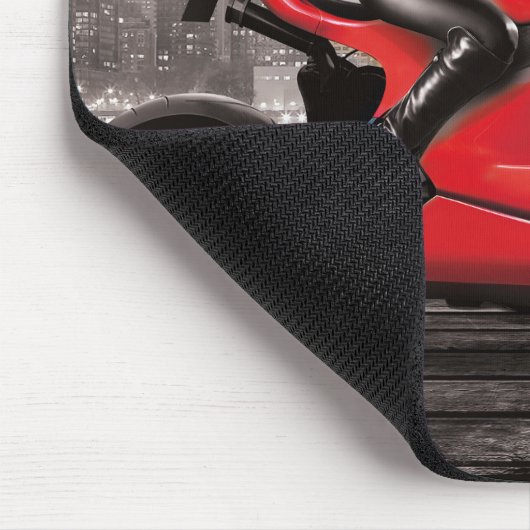 Marilyn Motorrad Mousepad (Ecke)