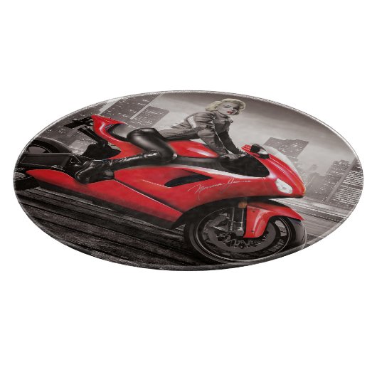 Marilyn Motorrad Schneidebrett (Ecke)