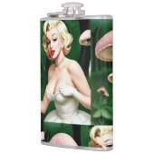 Marilyn mushroom fun Zuhause decore Flachmann (Links)