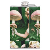 Marilyn mushroom fun Zuhause decore Flachmann (Rückseite)