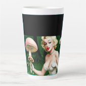 Marilyn mushroom fun Zuhause decore Milchtasse (Vorderseite)