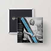 Marilyn Snowboard Button (Vorne & Hinten)