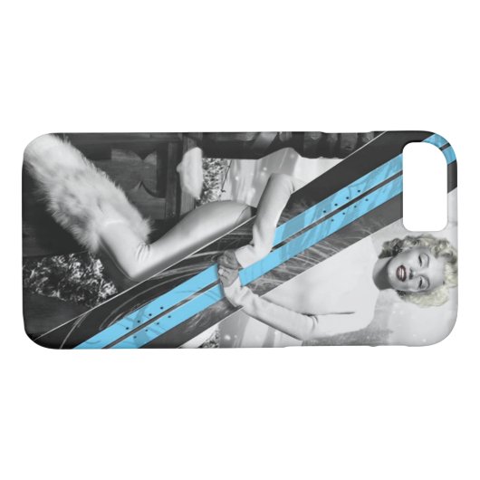 Marilyn Snowboard Case-Mate iPhone Hülle (Rückseite (Horizontal))