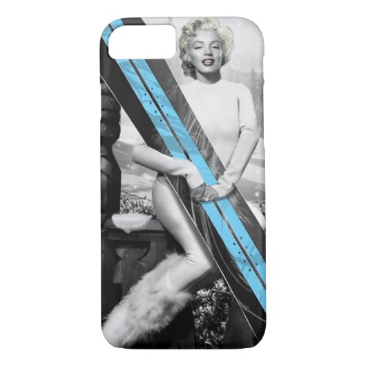Marilyn Snowboard Case-Mate iPhone Hülle (Rückseite)