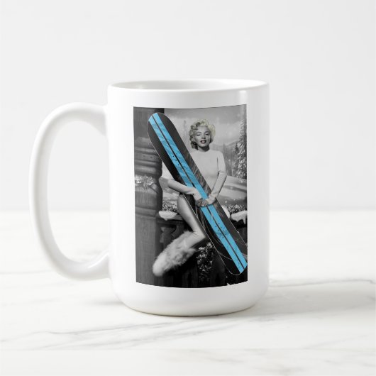 Marilyn Snowboard Kaffeetasse (Links)