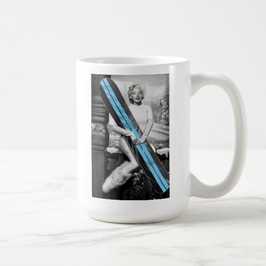 Marilyn Snowboard Kaffeetasse (Rechts)