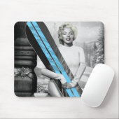Marilyn Snowboard Mousepad (Mit Mouse)